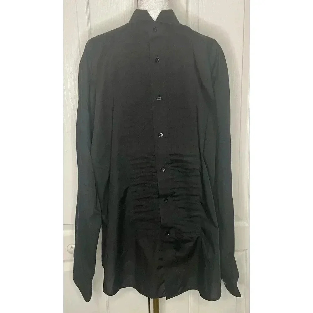 Martino Collection By Henry Segal Men’s Concert Black Shirt L 36-37‎